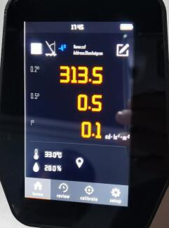 Портативный приборный ретрорефлектометр для дорожной разметки